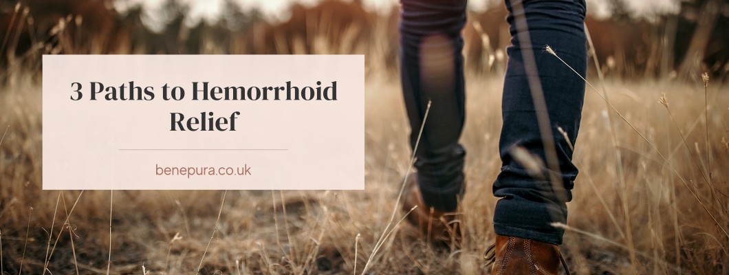 3 paths to hemorrhoid relief
