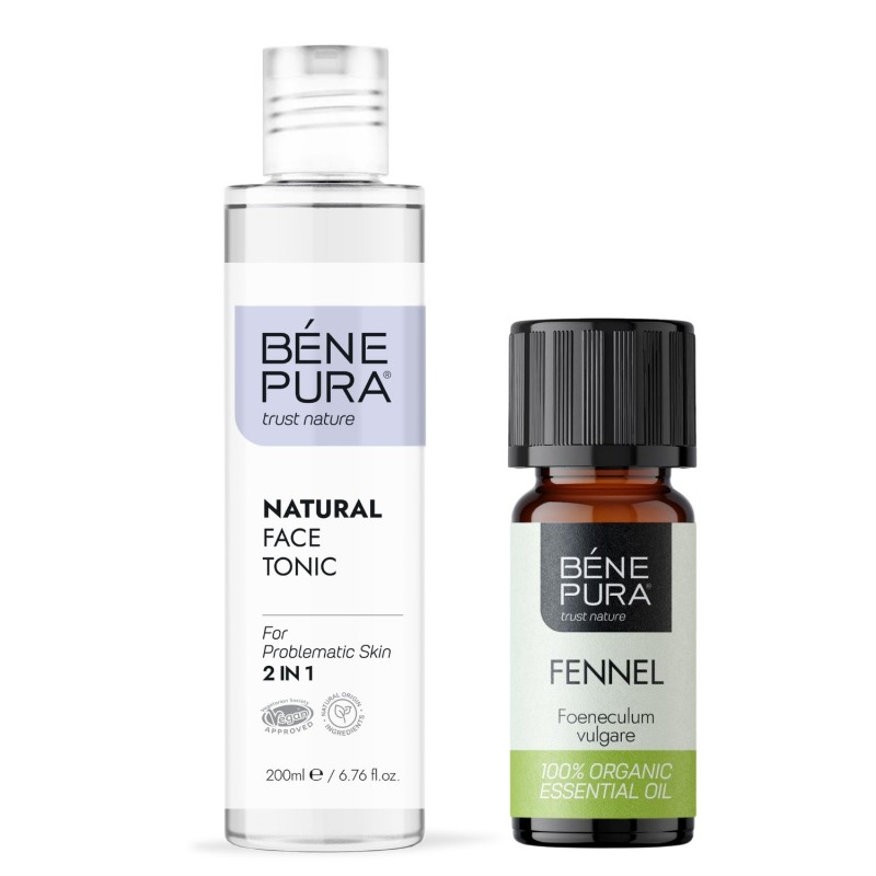 Natural face tonic 2 in 1 and Bio Fennel Essential oil - GMC