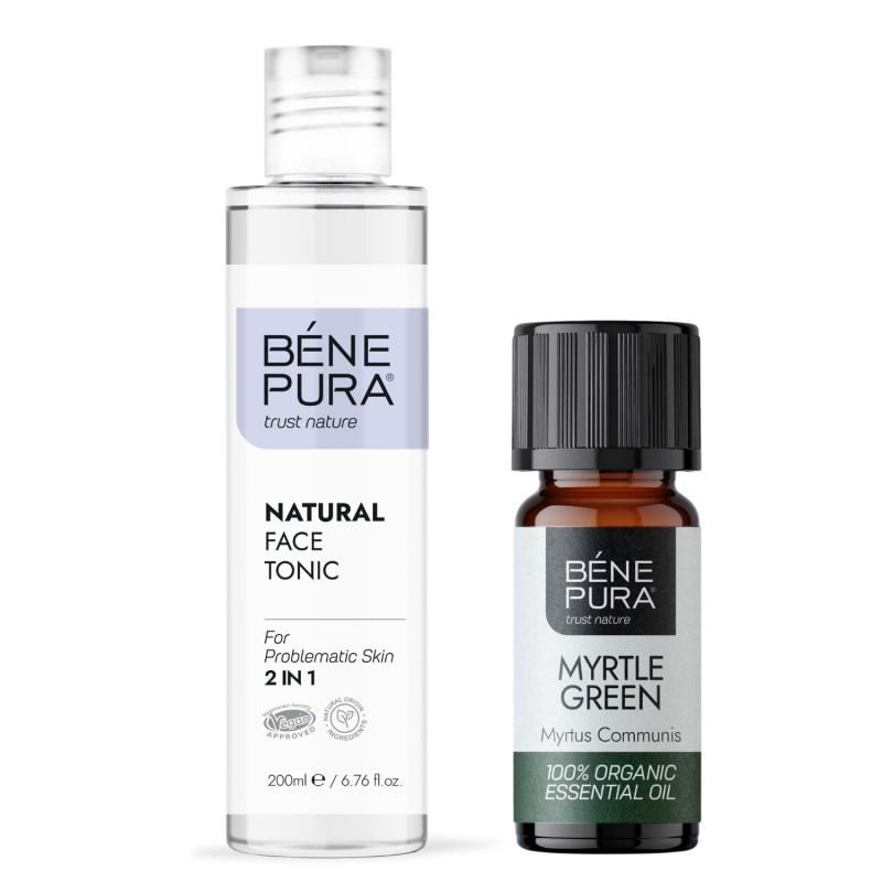 Natural face tonic 2 in 1 and Bio Myrtle Essential oil - Product Comparison