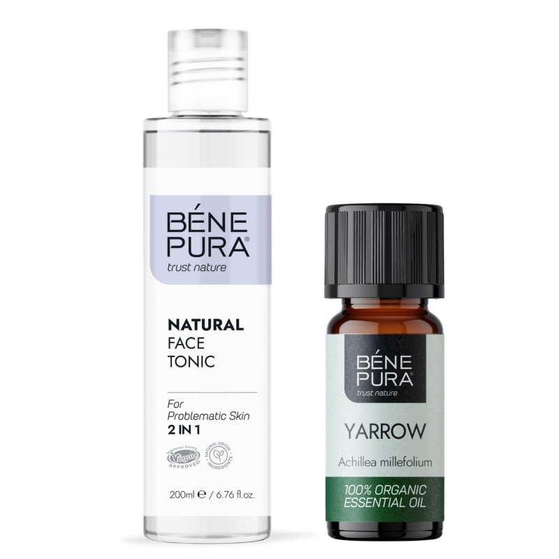 Natural face tonic 2 in 1 and Bio Yarrow Essential oil - GMC