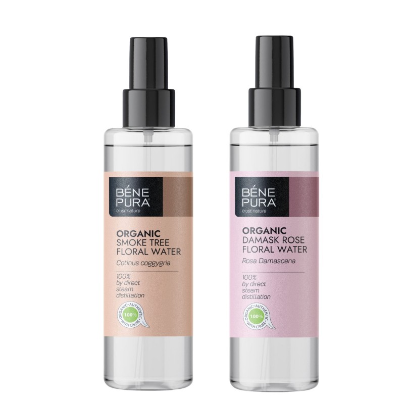 Bio Smoke Tree Floral water and Bio Rosa Damascena Floral water - GMC
