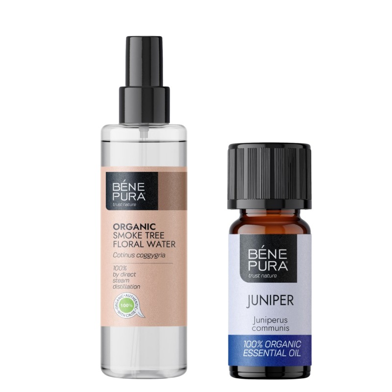 Bio Smoke Tree Floral water and Bio Juniper Essential oil - GMC