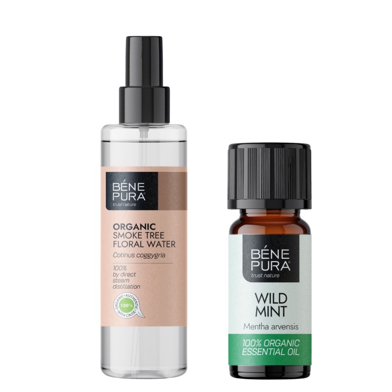 Bio Smoke Tree Floral water and Bio Wild Mint Essential oil - GMC