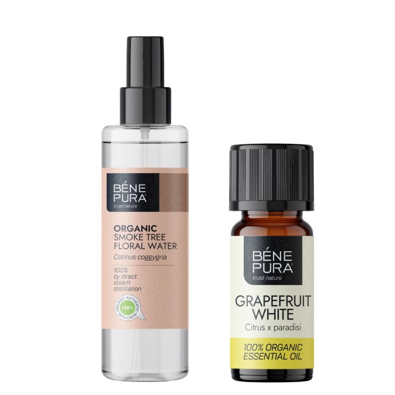 Bio Smoke Tree Floral water and Bio White Grapefruit Essential oil - GMC