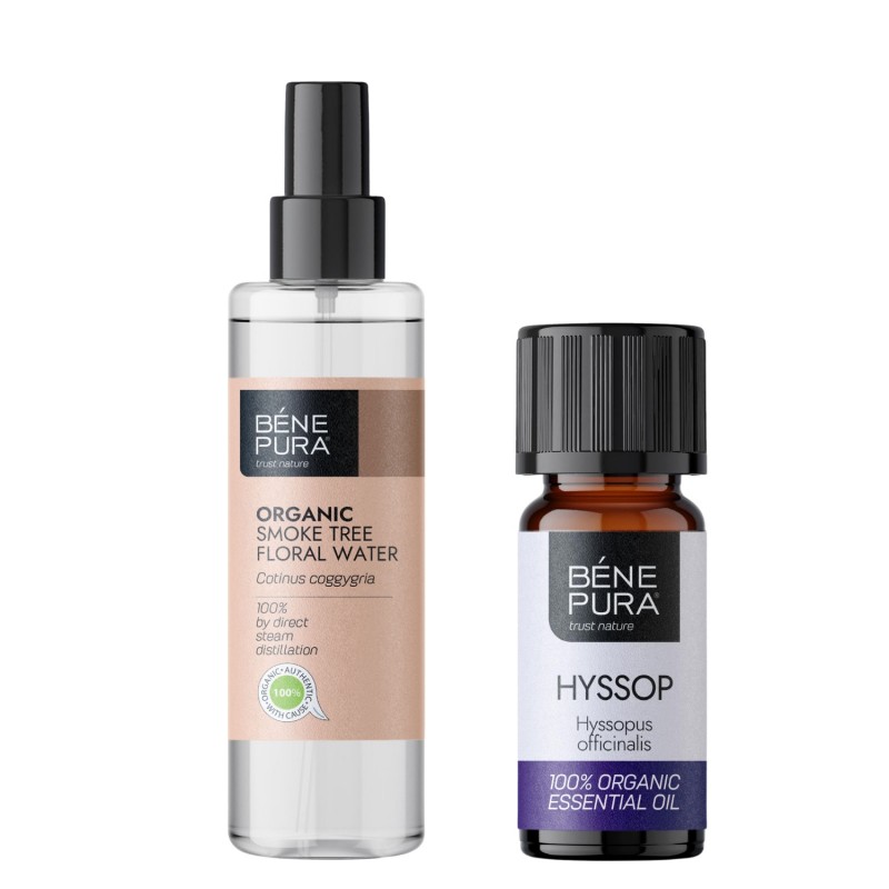 Bio Smoke Tree Floral water and Bio Hyssop Essential oil - GMC