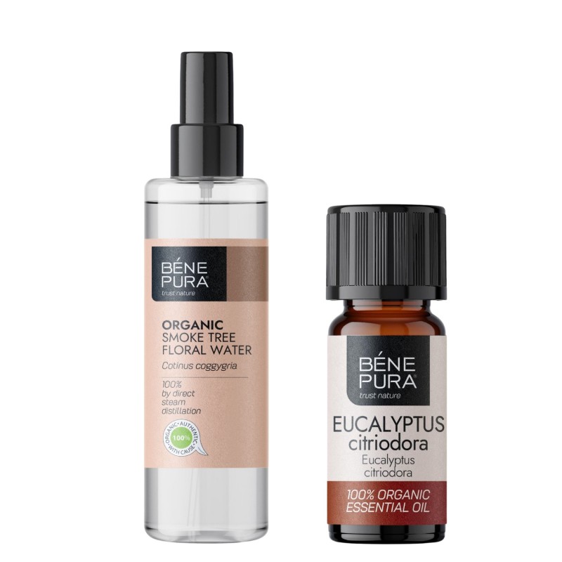 Bio Smoke Tree Floral water and Bio Eucalyptus Citriodora Essential oil - GMC
