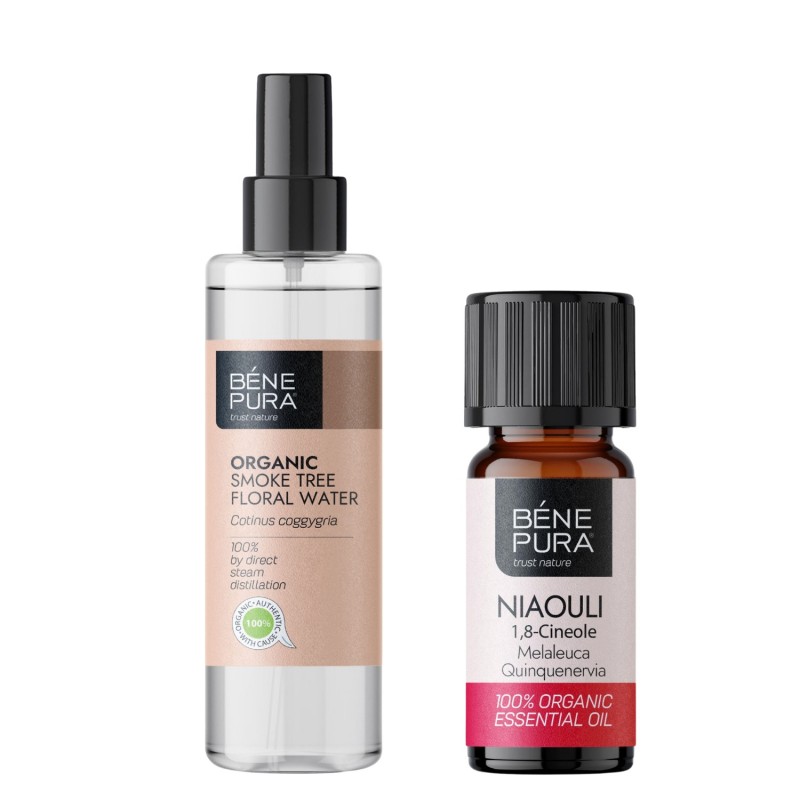 Bio Smoke Tree Floral water and Bio Niaouli Essential oil - GMC