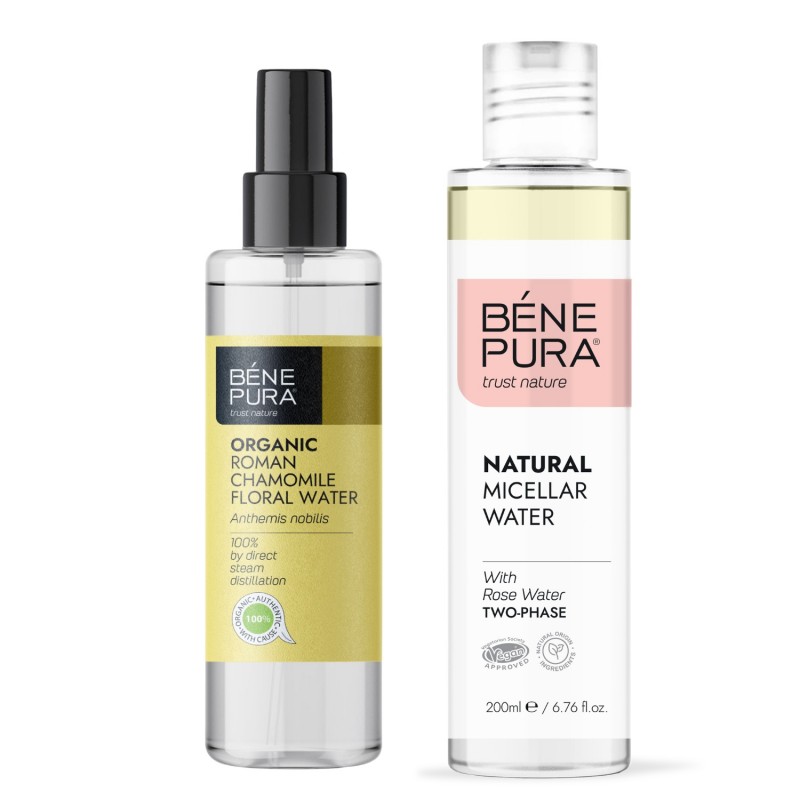 Natural micellar water and Bio Roman Chamomile Floral water - GMC