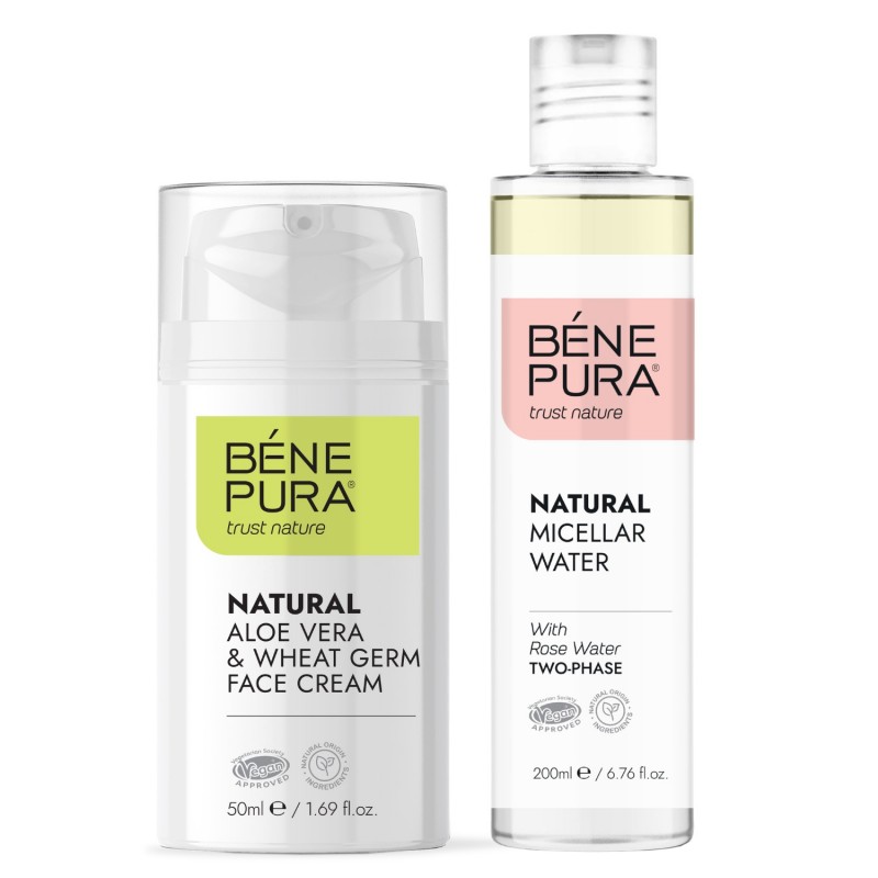 Natural micellar water and Natural Aloe vera face cream - GMC