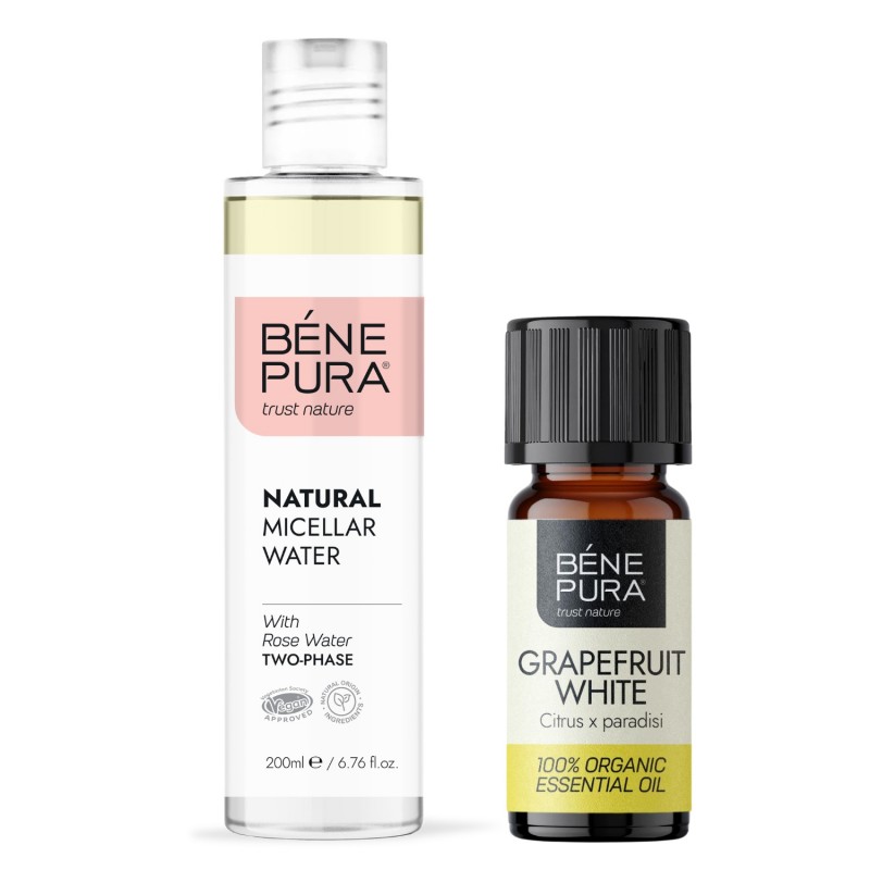 Natural micellar water and Bio White Grapefruit Essential oil - GMC