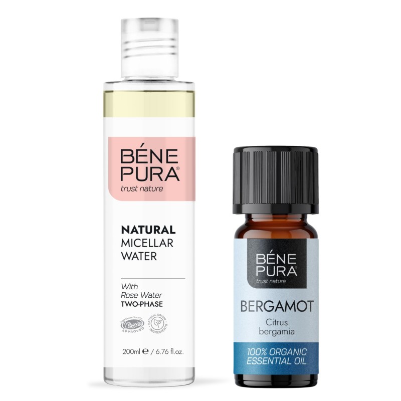 Natural micellar water and Bio Bergamot Essential oil - GMC