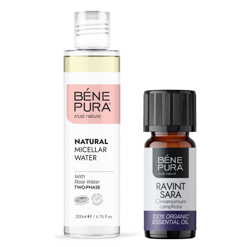 Natural micellar water and Bio Ravintsara Essential oil - GMC