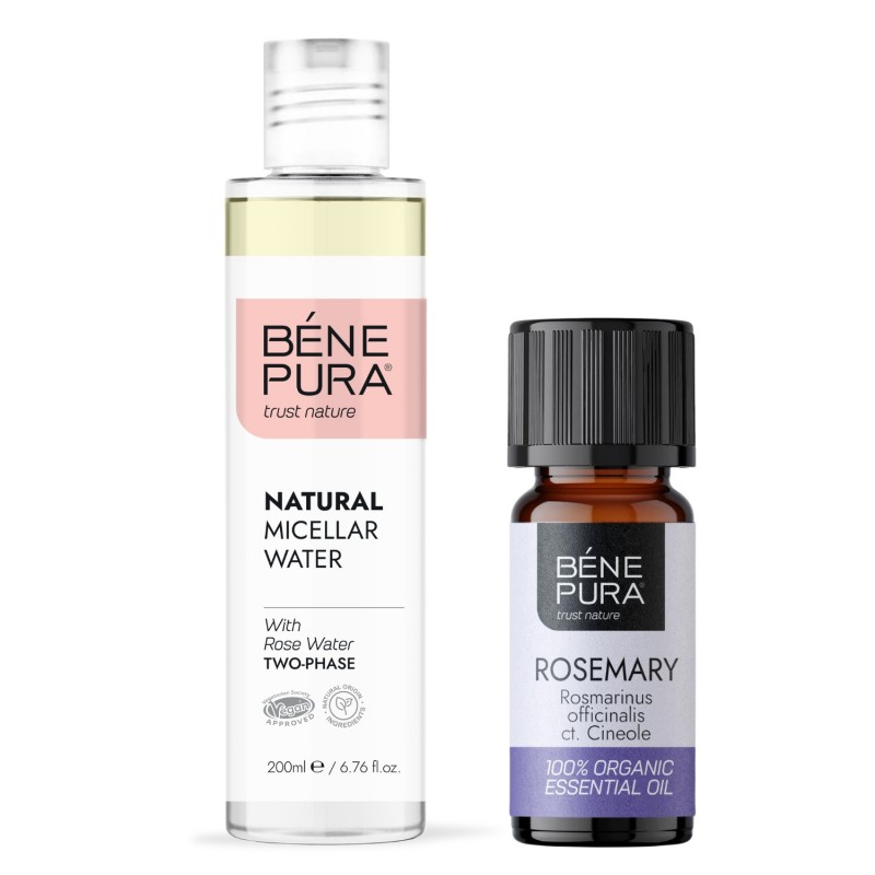 Natural micellar water and Bio Rosemary Cineole Essential oil - GMC