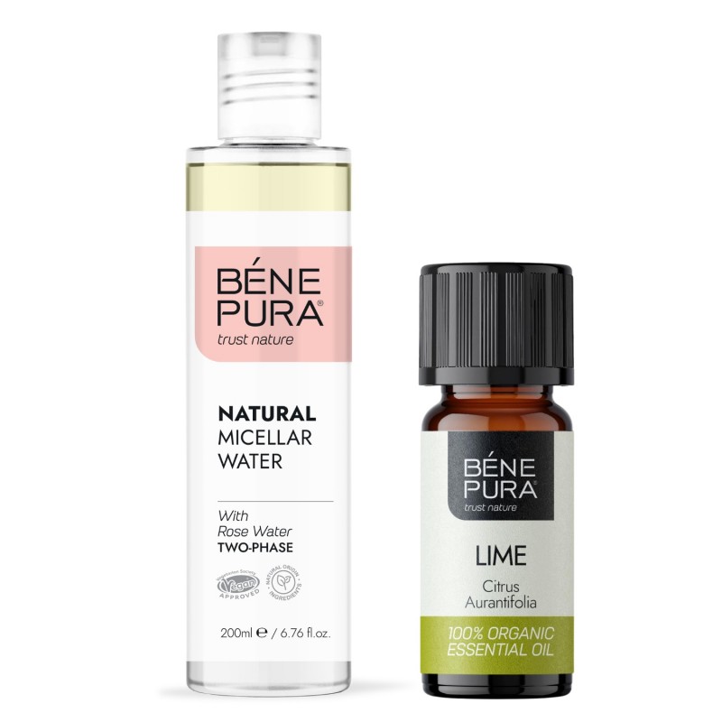 Natural micellar water and Bio Lime Essential oil - GMC