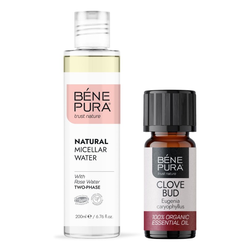 Natural micellar water and Bio Clove Essential oil - GMC