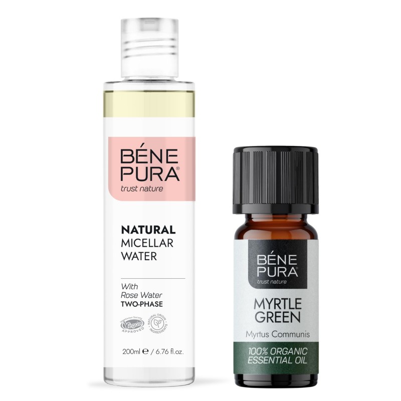 Natural micellar water and Bio Myrtle Essential oil - GMC