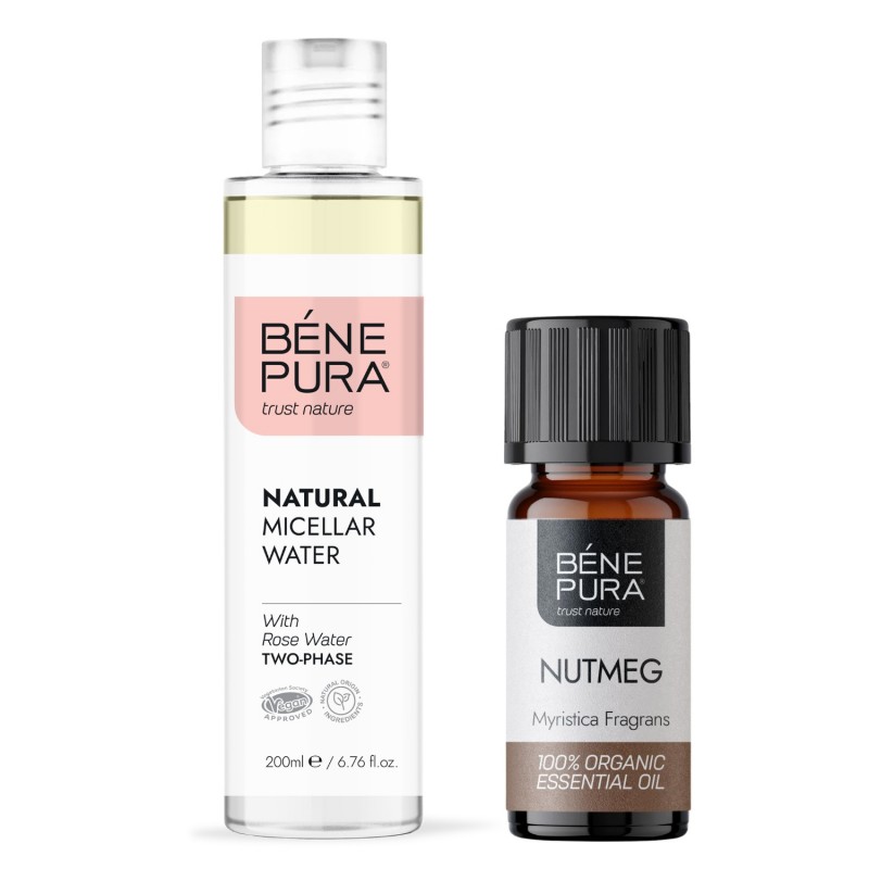 Natural micellar water and Bio Nutmeg Essential oil - GMC