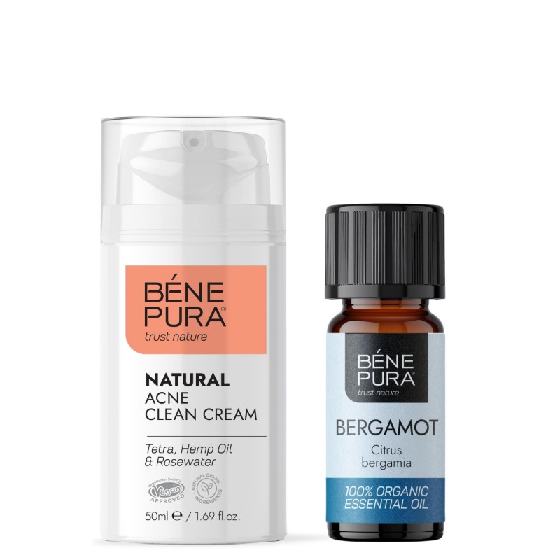 Natural face cream for Acne and Bio Bergamot Essential oil - Product Comparison