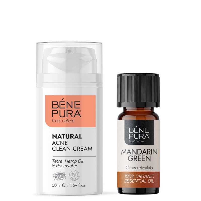 Natural face cream for Acne and Bio Mandarin Essential oil - Product Comparison