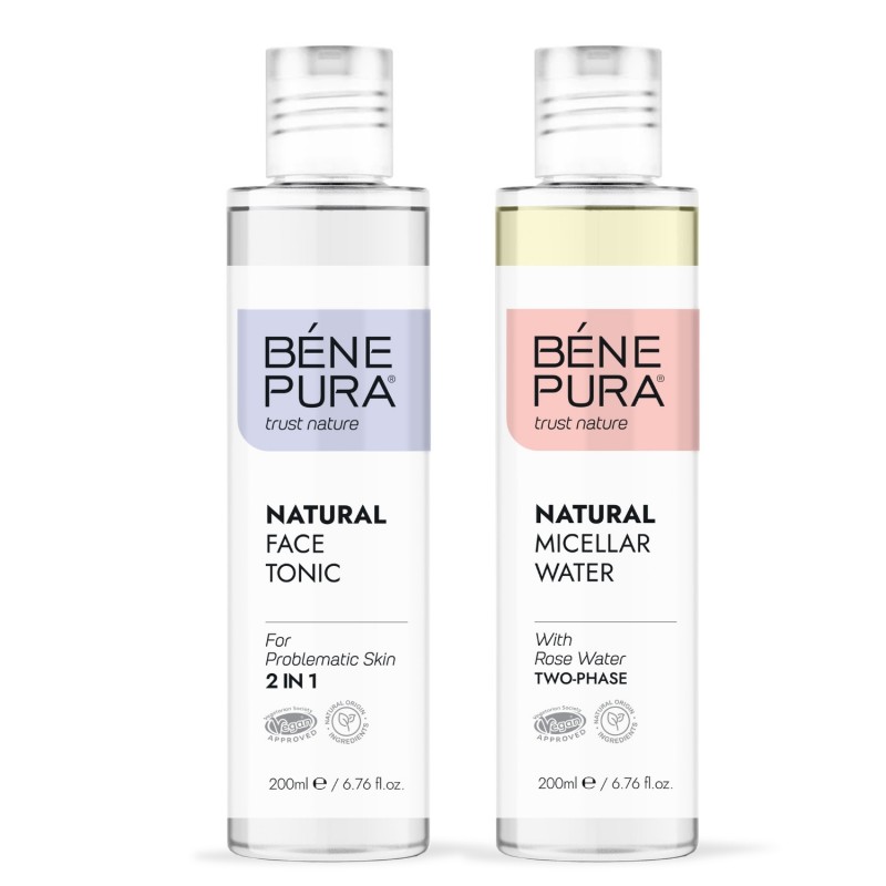 Natural face tonic 2 in 1 and Natural micellar water - GMC