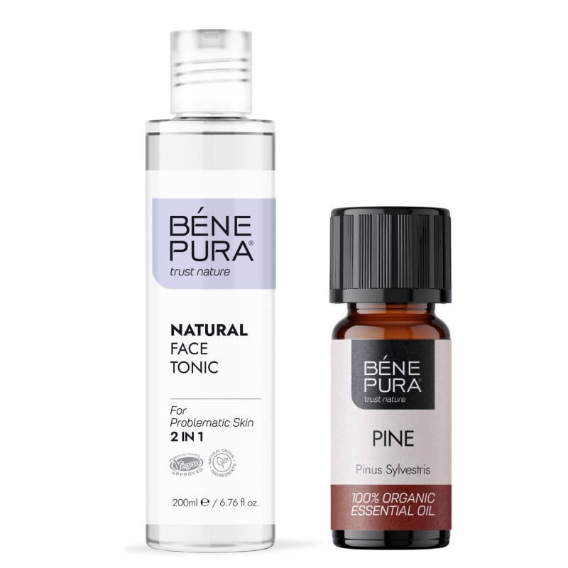 Natural face tonic 2 in 1 and Bio White Pine Essential oil - Product Comparison