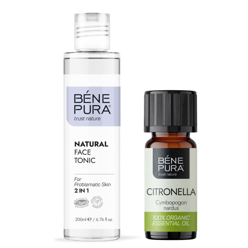 Natural face tonic 2 in 1 and Bio Citronella Essential oil - GMC