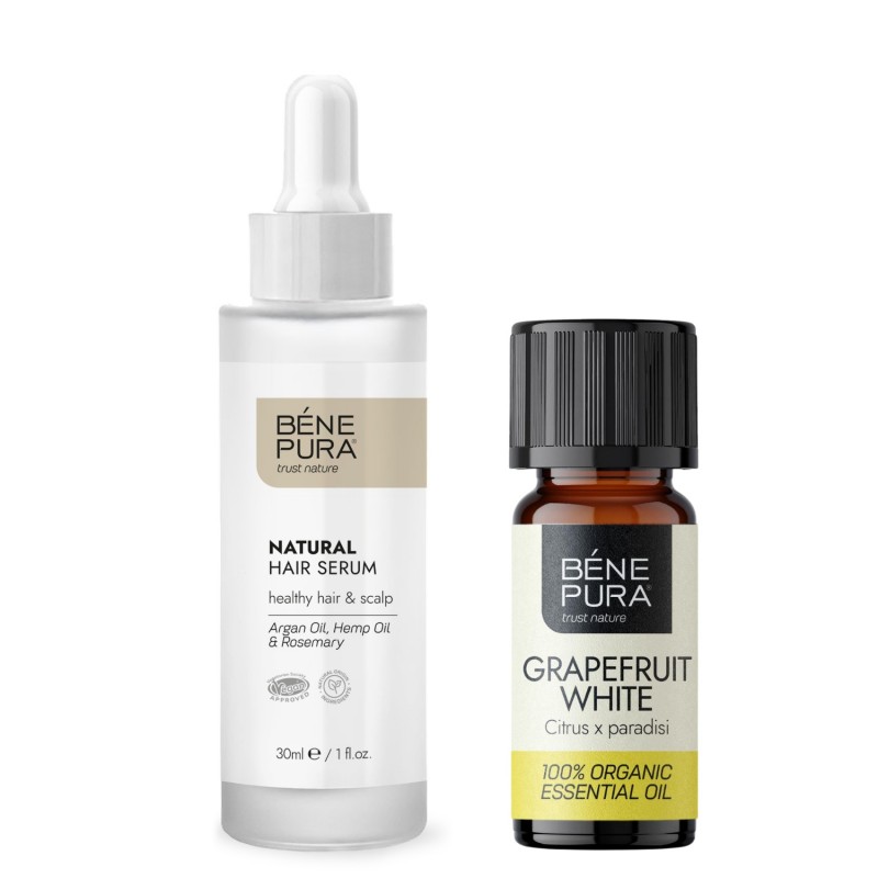 Natural hair serum and Bio White Grapefruit Essential oil - GMC