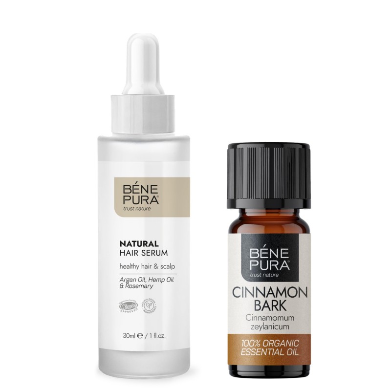Natural hair serum and Bio Cinnamon Essential oil - GMC