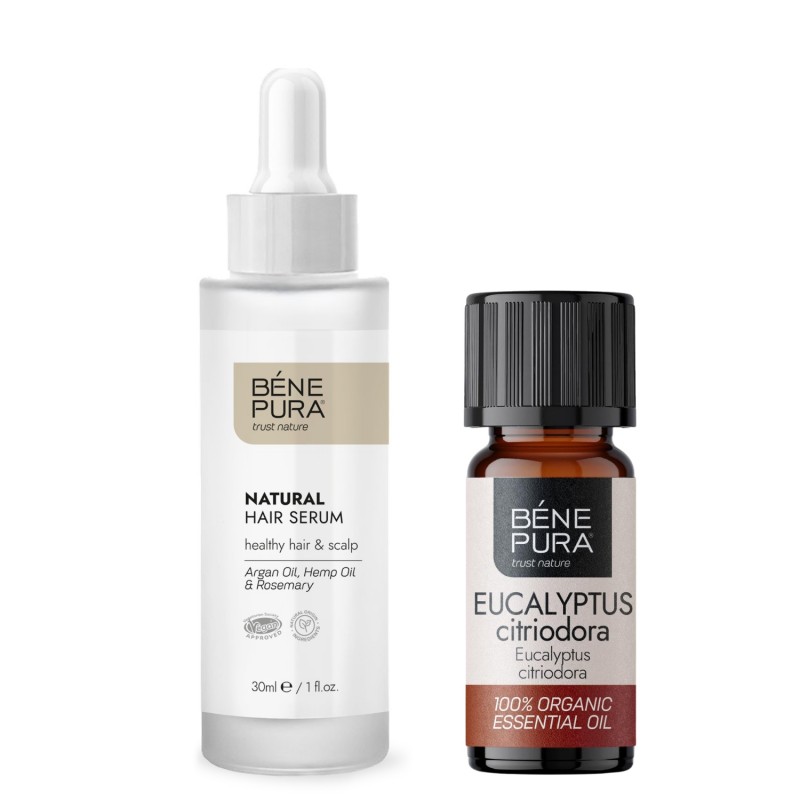 Natural hair serum and Bio Eucalyptus Citriodora Essential oil - GMC