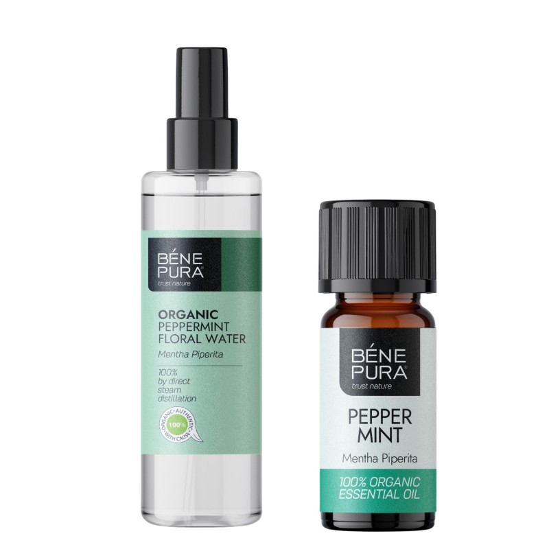 Bio Mint Floral water and Bio Peppermint Essential oil - GMC