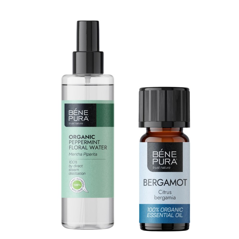 Bio Mint Floral water and Bio Bergamot Essential oil - Product Comparison