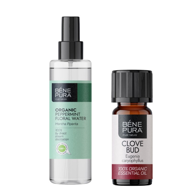 Bio Mint Floral water and Bio Clove Essential oil - Product Comparison