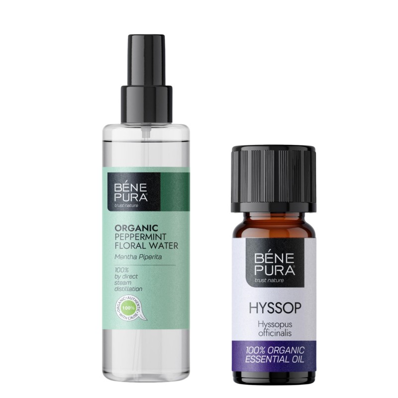 Bio Mint Floral water and Bio Hyssop Essential oil - Product Comparison