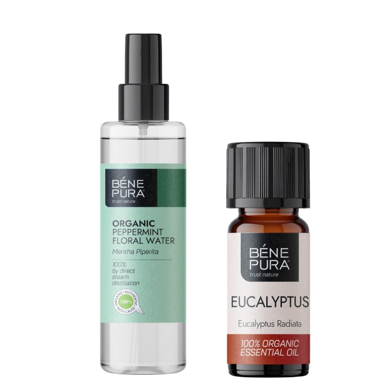 Bio Mint Floral water and Bio Eucalyptus Radiata Essential oil - GMC
