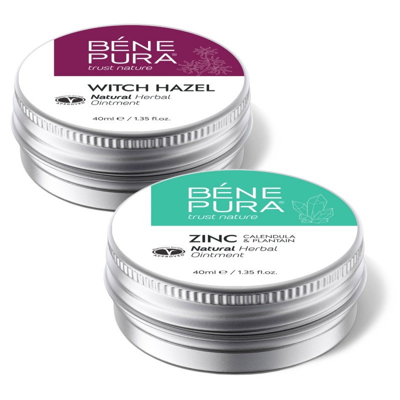 Ointment for Hemorrhoids with Witch hazel and Zinc ointment for Itching and Rashes - GMC
