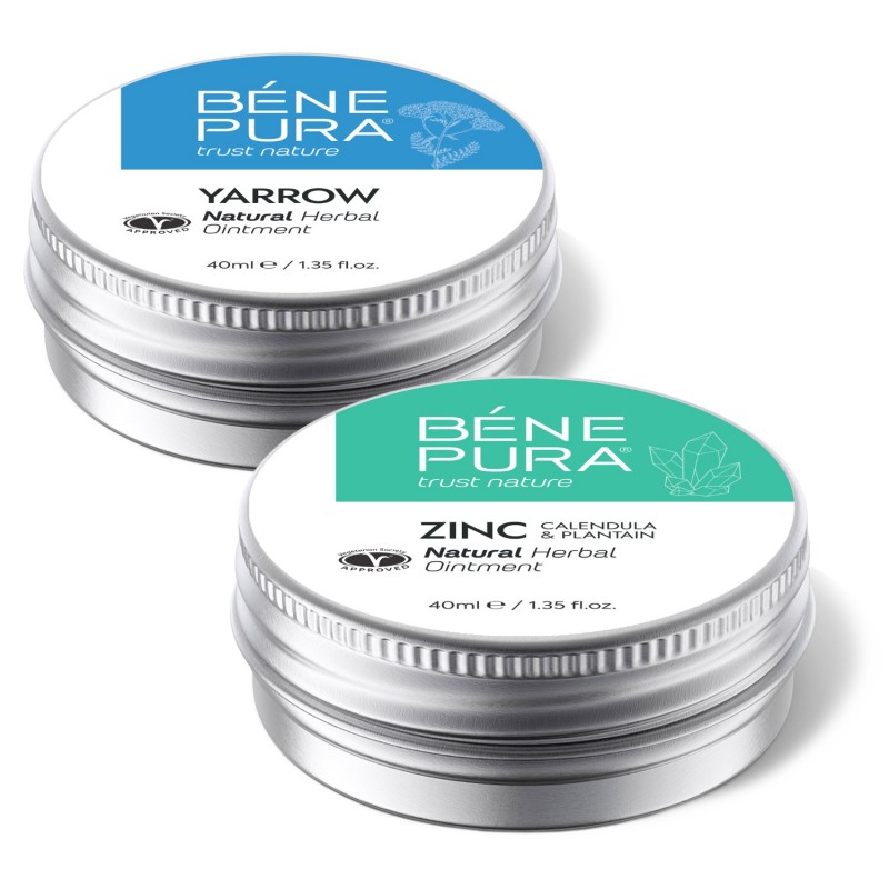 Ointment for Hemorrhoids with White yarrow and Zinc ointment for Itching and Rashes - GMC