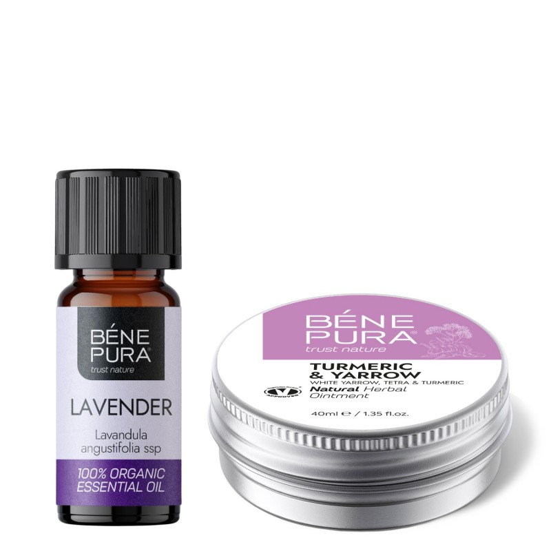 Hemorrelax ointment for Hemorrhoids with White yarrow, Tetra and Turmeric and Bio Lavender Essential oil - GMC