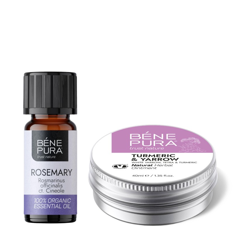 Hemorrelax ointment for Hemorrhoids with White yarrow, Tetra and Turmeric and Bio Rosemary Cineole Essential oil - GMC