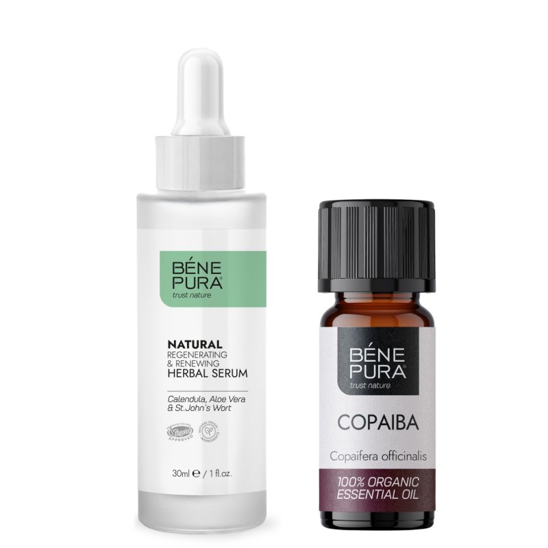Natural face serum with Aloe vera and Bio Copaiba Essential oil - GMC
