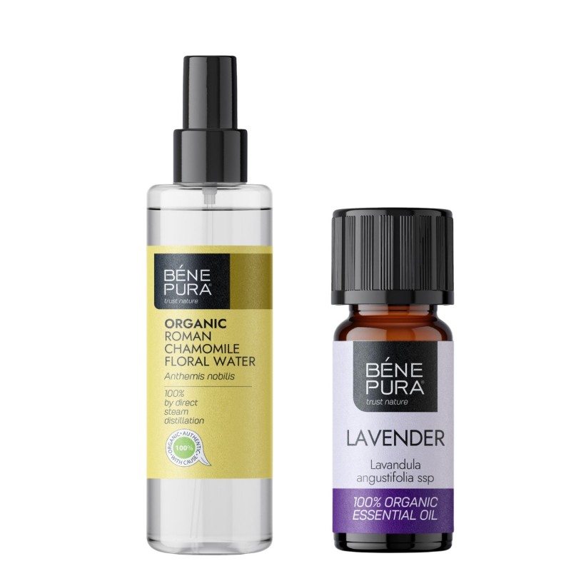 Bio Roman Chamomile Floral water and Bio Lavender Essential oil - Product Comparison