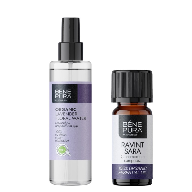 Bio Lavender Floral water and Bio Ravintsara Essential oil - Product Comparison
