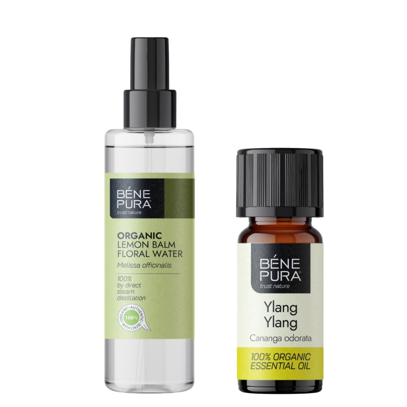 Bio Lemon Balm Floral water and Bio Ylang-ylang Essential oil - Product Comparison