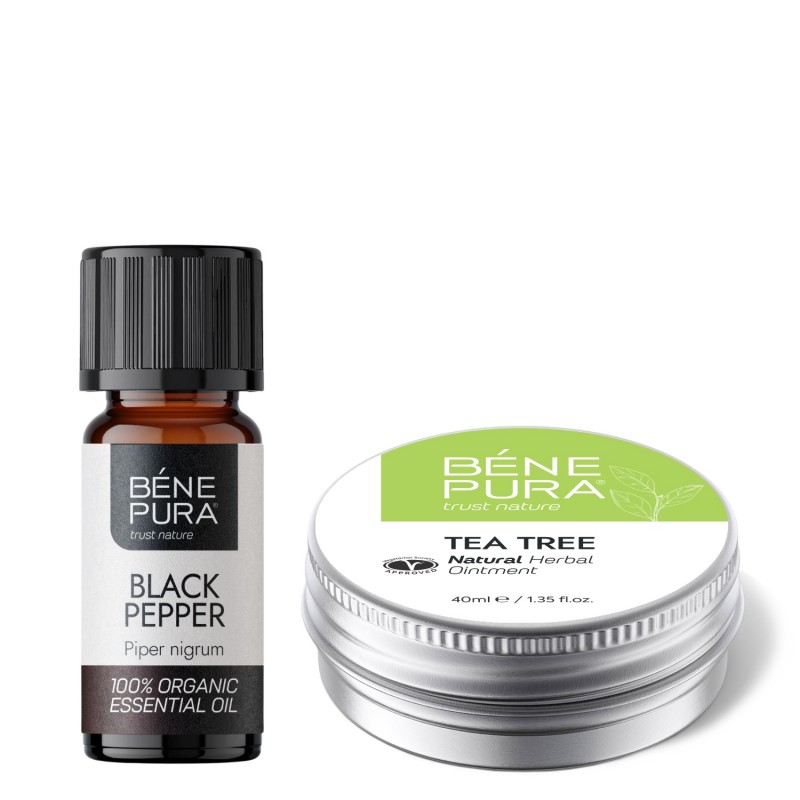Ointment for Itching and Rashes with Tea tree and Bio Black Pepper Essential oil - GMC