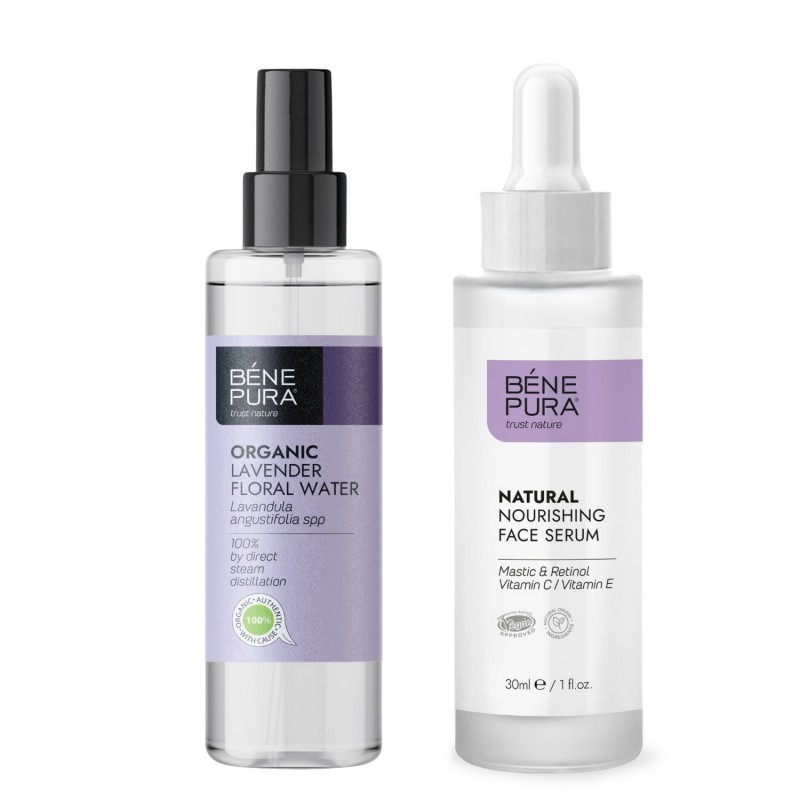 Natural face serum with Retinol and Bio Lavender Floral water - Product Comparison