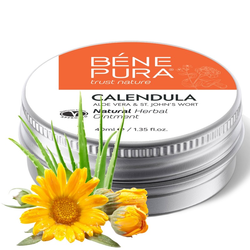 Ointment for Wounds, Burns and Scars with Calendula, Aloe Vera and St John's Wort - 40ml - Product Comparison