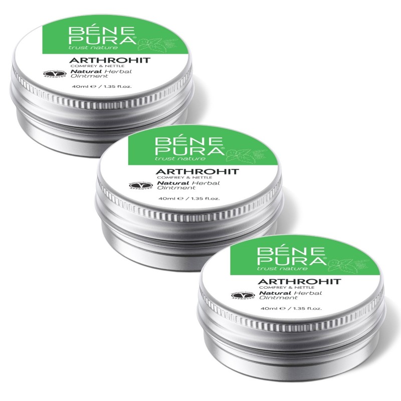 3x Arthrohit ointment for Joint pain with Comfrey and Nettle - 40ml - Sets