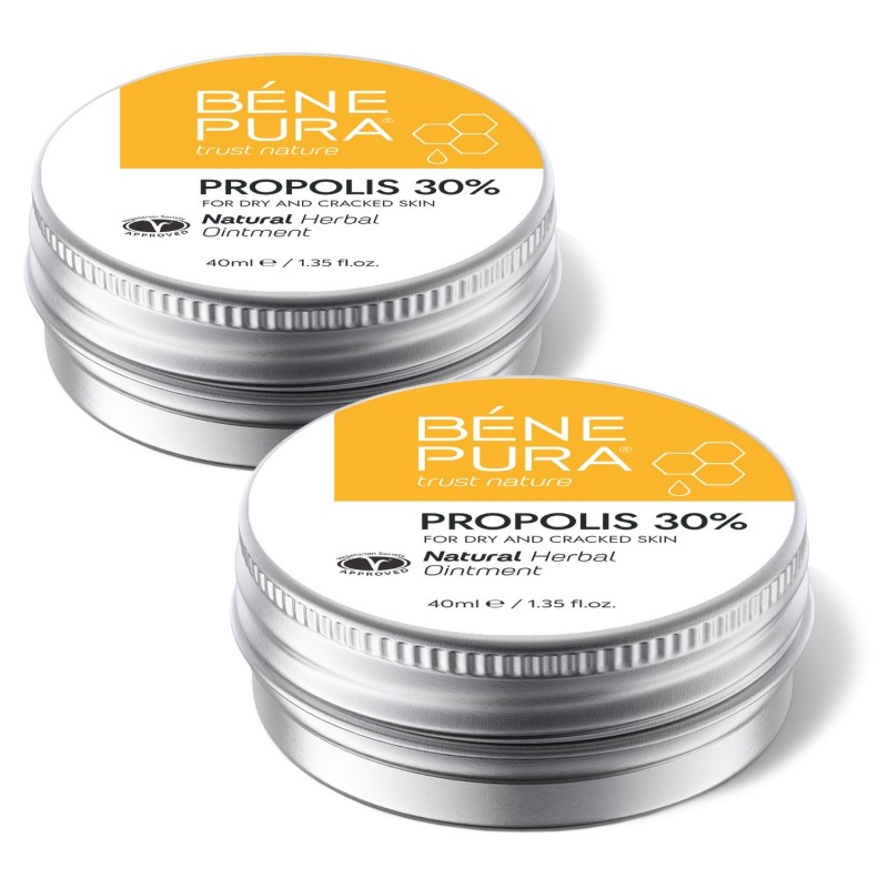 2x Propolis ointment for Dry skin with 30% Propolis - 40ml - Ointments for cold sores