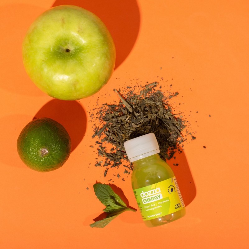 6x Pack DOZZA Energy Cool Apple Energy shot - 60ml - Benepura.com 6x Pack DOZZA Energy Cool Apple Energy shot - 60ml