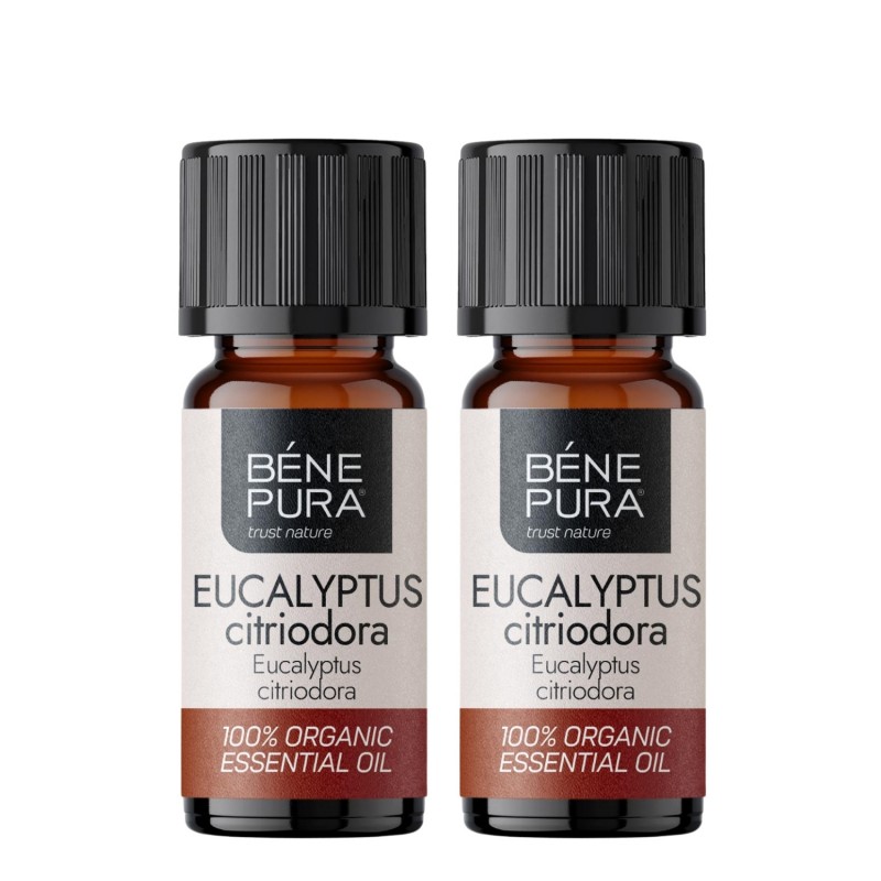 2x Bio Eucalyptus Citriodora Essential oil - 10ml - Benepura.co.uk 2x Bio Eucalyptus Citriodora Essential oil - 10ml