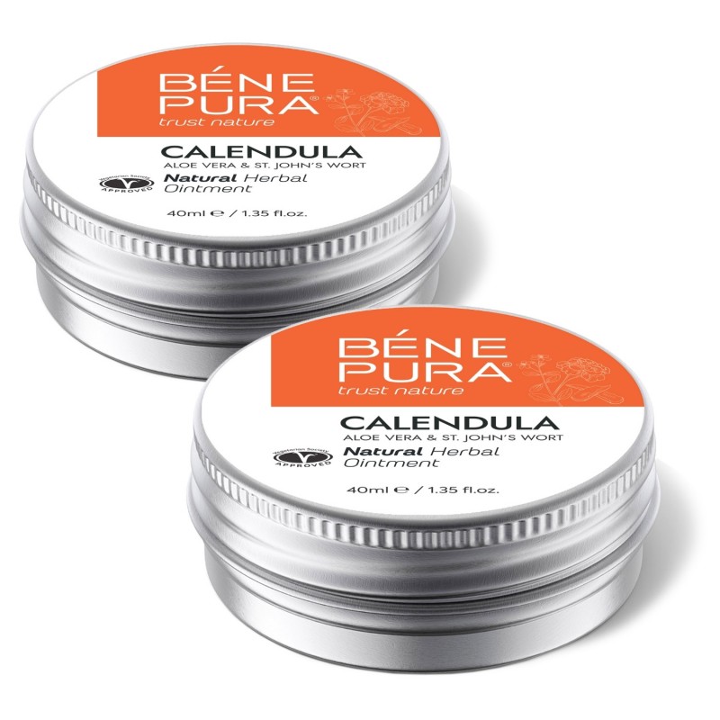 2x Ointment for Wounds, Burns and Scars with Calendula, Aloe Vera and St John's Wort - 40ml - Product Comparison